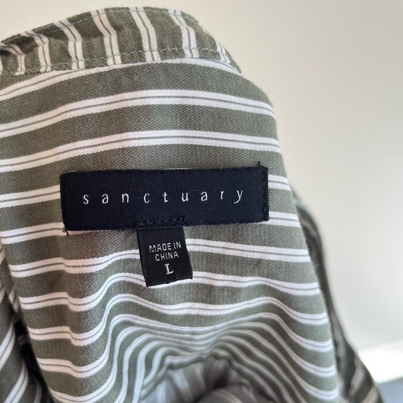 Sanctuary Tommie Striped Lace Up Top - Picture 8 of 12